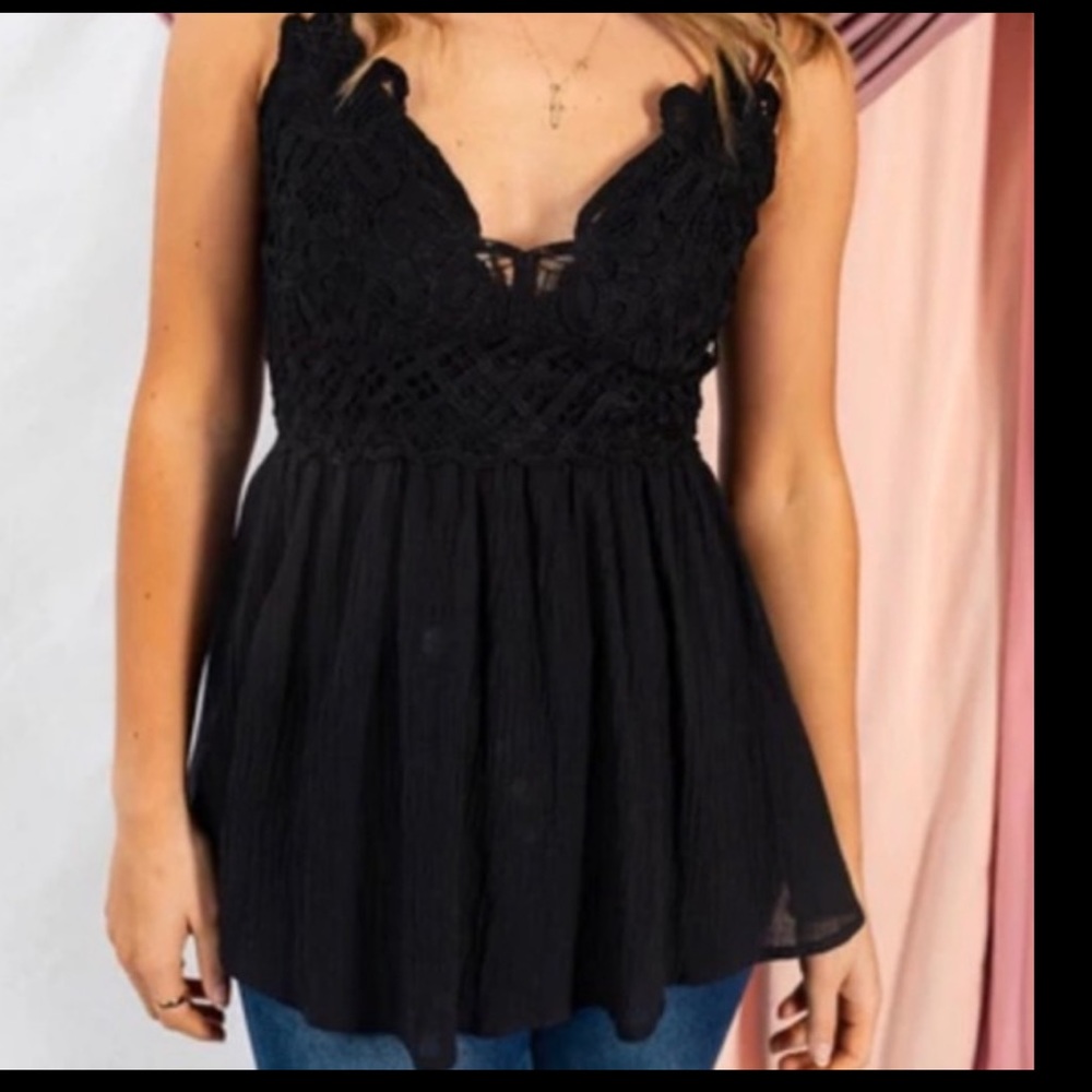 Crochet Boho Chic Lace Camisole Top